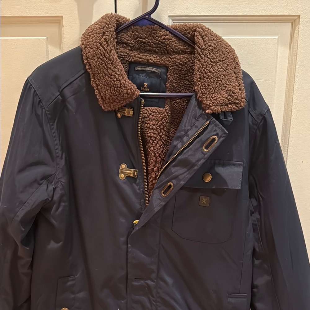 Men's Black Jacket with Brown Lining
